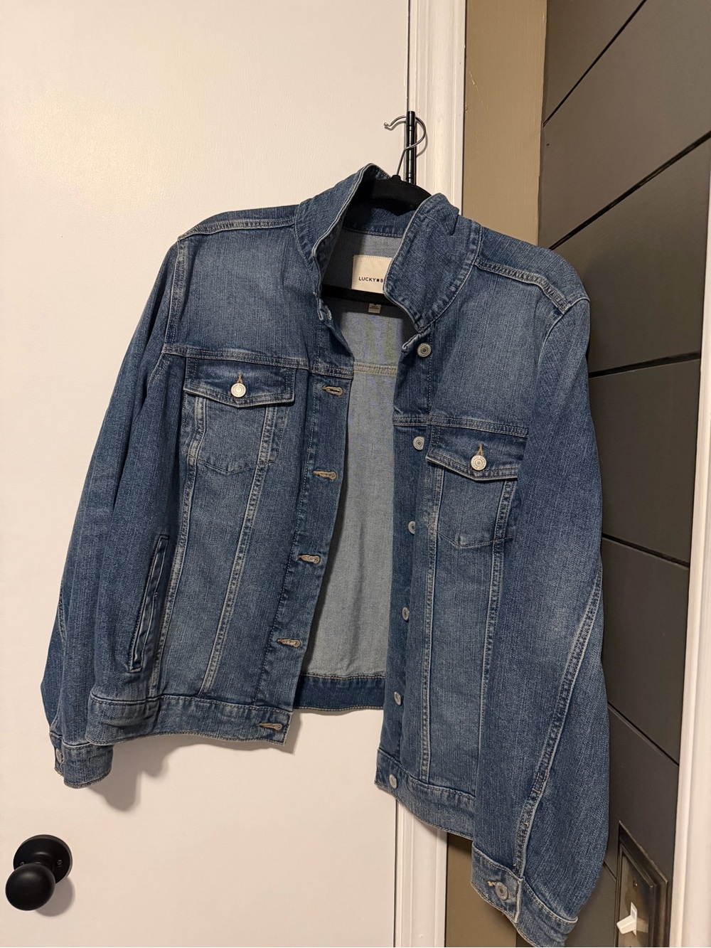 Lucky Brand Medium Blue Denim Jacket for Women
